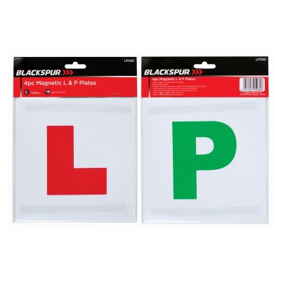 Magnetic Learner Plates - BLACKSPUR L and P Set LP100