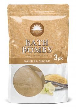 Vanilla Bath Bombs - Elysium Spa Vanilla Sugar 50g Pack