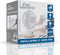 FINE ELEMENTS OSCILLATING 9 INCH DESK FAN WITH 2 SPEED SETTINGS. COL1250GE