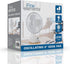 FINE ELEMENTS OSCILLATING 9 INCH DESK FAN WITH 2 SPEED SETTINGS. COL1250GE