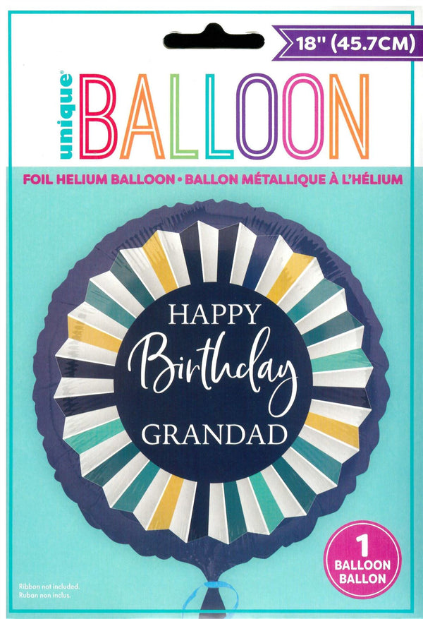 Grandad Birthday Balloon - Unique 18" Foil Celebration Decor