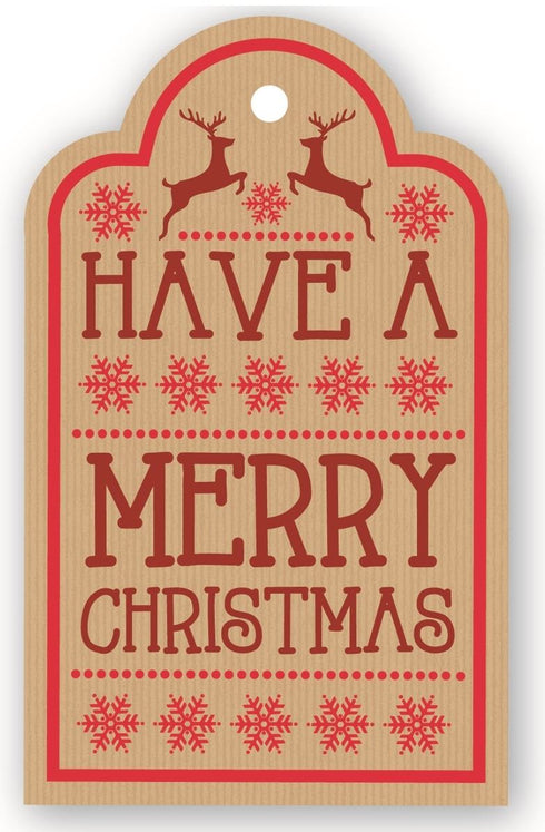 20 MERRY CHRISTMAS FLOCKED REINDEER AND SNOWFLAKE. X18321