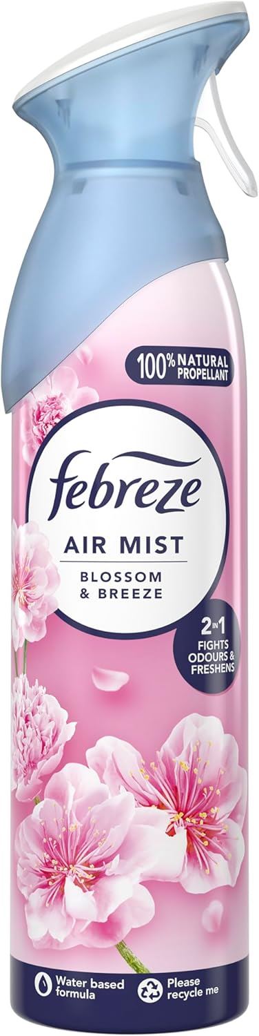 FEBREZE BLOSSOM & BREEZE AIR FRESHENER SPRAY 185ML. HOFEB242