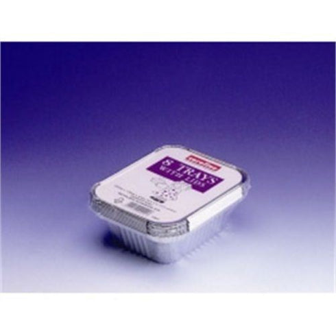 Foil Tray with Lids - Caroline 16oz Pack of 10 - CV1001