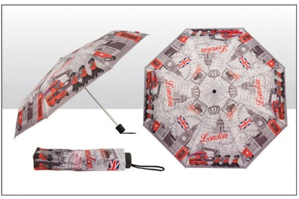 London Montage Umbrella - Stylish Collapsible Design EL72099