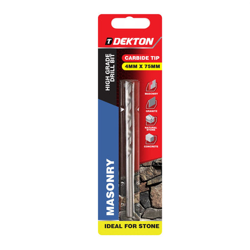 DEKTON MASONRY DRILL BIT 4MM X 75MM. DT80032