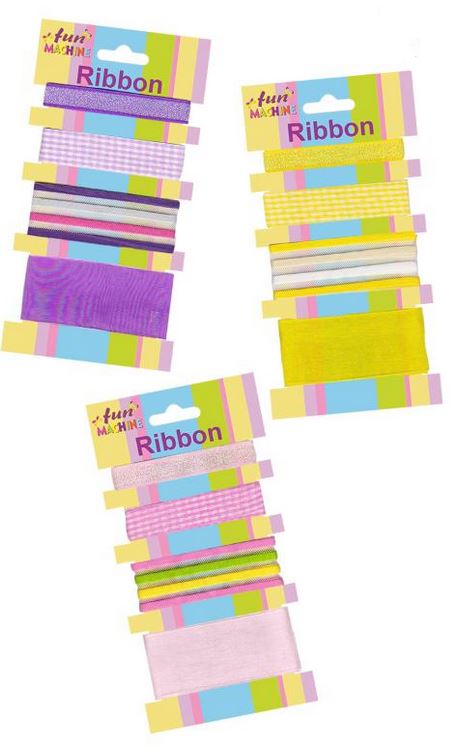 EASTER / SPRING TIME PARTY RIBBON 3 ASSORTED DESIGN - ONLY ONE. DP06349
