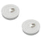 Bath Plug White 45mm - STAR PACK 2 Durable Bathroom Essentials