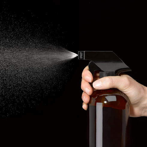 ELLIOT GLASS SPRAY BOTTLE BROWN 480ML. 10F01284