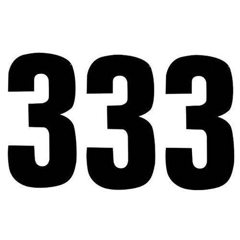 Self Adhesive Number 3 - Black 75mm Pack of 3 | STARPACK 72640