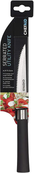 Serrated Utility Knife - CHEF AID 4.5 Inch 10E11273