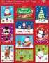 50 CHRISTMAS FOIL TAGS CUTE DESIGN. TOOP