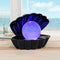 Pearl Mood Light - Sea Shell Black Glitter Colour Changing LP49422