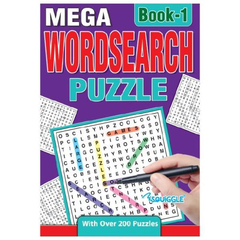 Wordsearch Puzzle Book - A5 MEGA Puzzles P2592 Edition