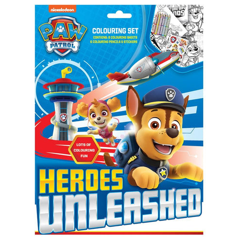 Paw Patrol Coloring Set - Fun Art Playset for Kids PPCST2