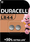 LR44 Button Cell Batteries - DURACELL AG13 357 A76 2/PK
