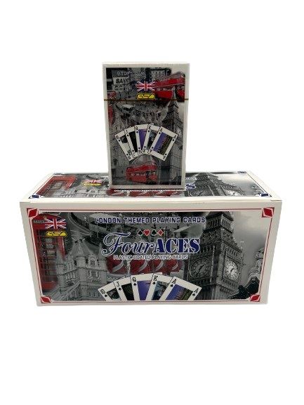 London Themed Cards - GSD Four Aces 12 Pack GSDKD32558