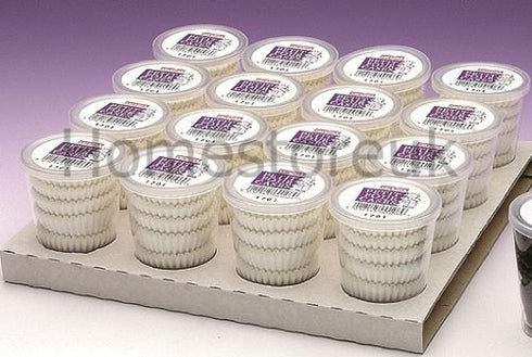 White Cupcake Cases - Caroline 41x24mm, Pack of 100 #1704