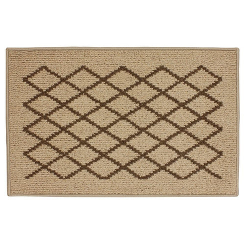 Machine Washable Doormat - JVL BERGAMO Indoor Mat 50x80cm