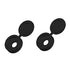 Screw Cup Covers - Black 40 Pack for Sizes 6 & 8 | 72262