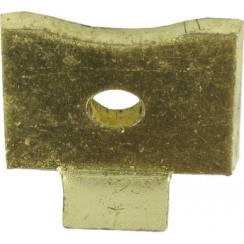 Brass Bookcase Clips - FAST PAK VALUE 8589, 8-Pack