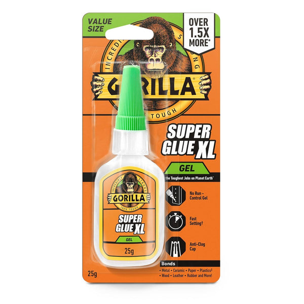 Super Glue Gel - GORILLA SUPER GLUE XL GEL 25GM 115964