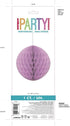 Purple Honeycomb Pom 8 Inch - Elegant Party Decorations UNI63222