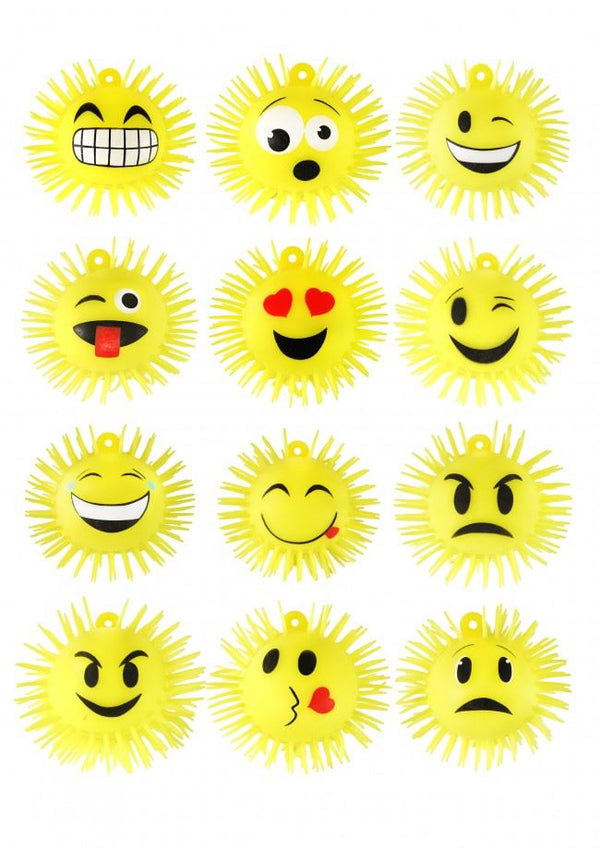 Smiley Puffer Ball with Lights - Fun & Squishy Toy for Kids
