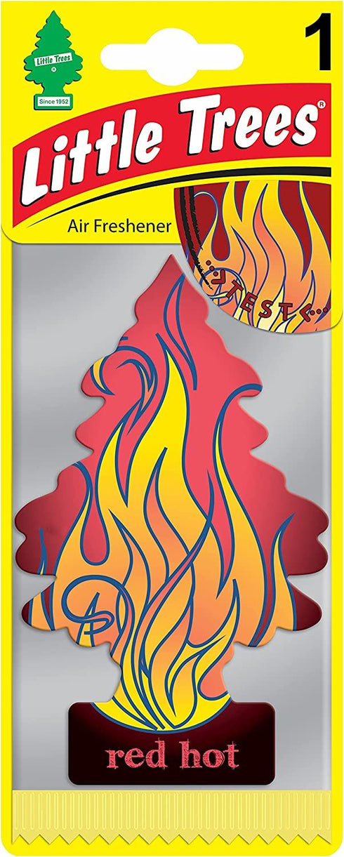LITTLE TREES CAR AIR FRESHENER - RED HOT. MTR0082
