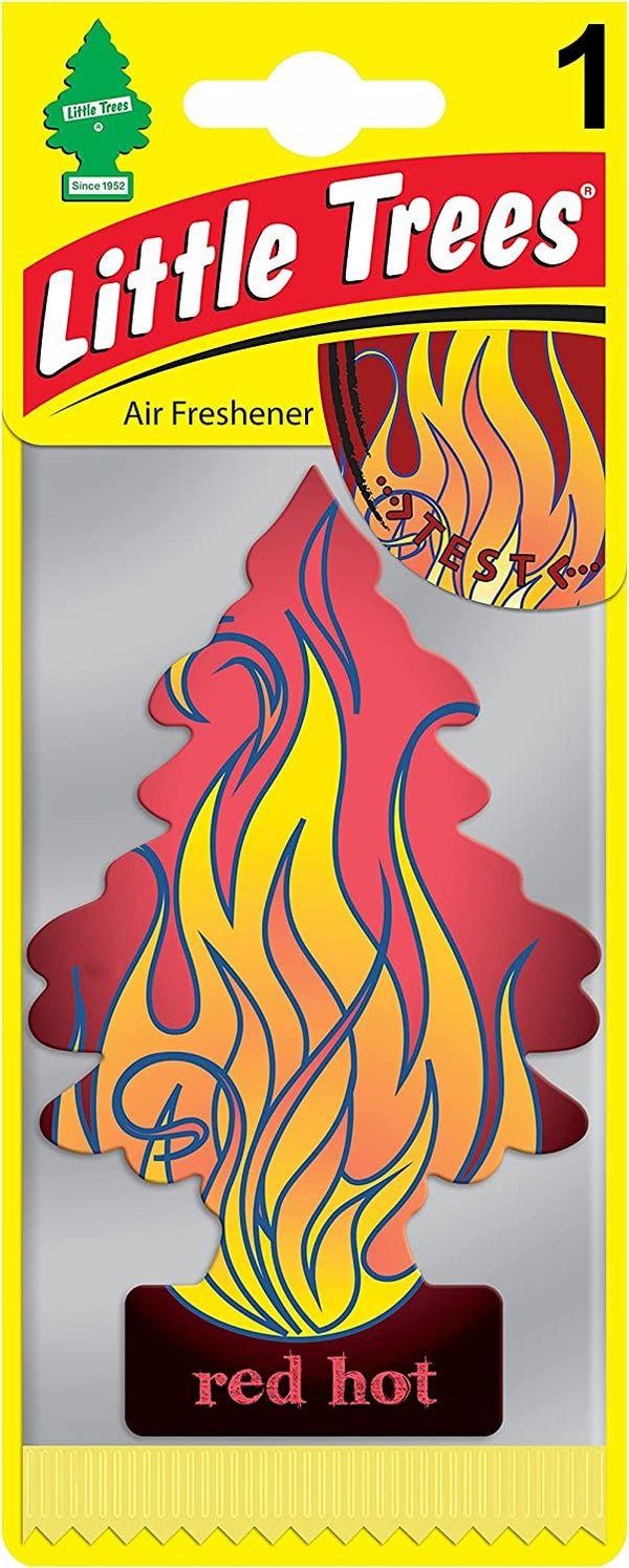 LITTLE TREES CAR AIR FRESHENER - RED HOT. MTR0082