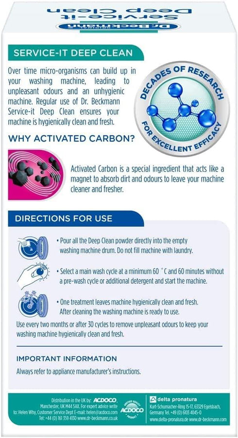 Washing Machine Cleaner - Dr Beckmann Service It 250gr