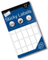 TALLON WHITE STICKY LABELS - 12 X 19MM -510PK. T5932
