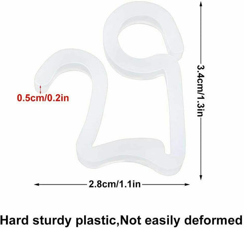 24 UNIVERSAL GUTTER HANGING HOOKS. 20713 HYS85 S85