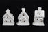 ASSORTED DESIGN 10CM LED WHITE HOUSE. XMS0855