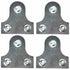 Frame Plates 31mm - SHAW X Nickel Plated 4 Pack FS12863