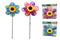 Dual Spinning Windmill - Colorful Tie Dye TY8441 Garden Decor
