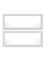 Silver Place Cards - Elegant Table Setting | 24 Pack 947949