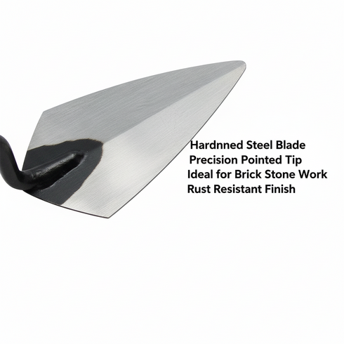 AM-TECH 4" POINTING TROWEL WITH WOODEN HANDLE. G0100
