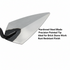 AM-TECH 4" POINTING TROWEL WITH WOODEN HANDLE. G0100