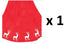 CHRISTMAS RED TREE SKIRT. SKRT