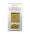 Gold Birthday Candles - HENBRANDT 10-Pack with Holders X50122