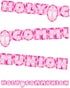 GIANT HOLY COMMUNION BANNER PINK. 31010