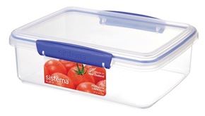 SISTEMA CLEAR 2L SKLIP IT RECTANGULAR CONTAINER. 1700