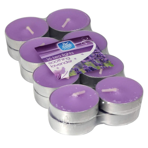 Lavender Tea Lights - Soothing Fragrance Pack of 16 | PAN0405