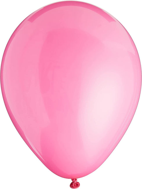 Birthday Girl Balloons - Pink & White Latex 10 Pack | UNI56063