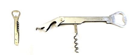 Professional Corkscrew - Folding Double Corkscrew Bottle Opener