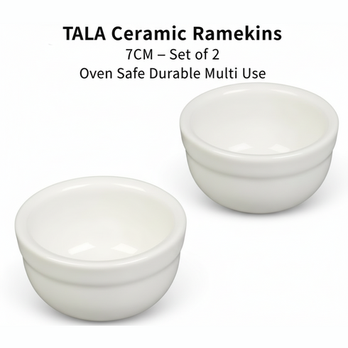 7CM TALA CERAMIC BOWLS RAMEKINS SET 2/PK. 10A20052