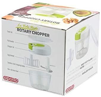 Manual Food Chopper - Apollo Rotary Pull Cord Large Chopper AP7682