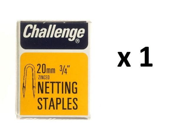 Netting Staples 20mm - Zinc Plated for Durability 40g Pack