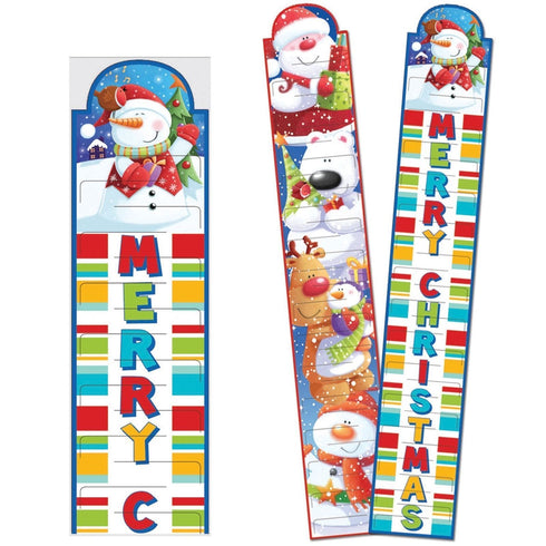 Christmas Card Holders - Santa, Snowman, Rudolf & Bear Designs